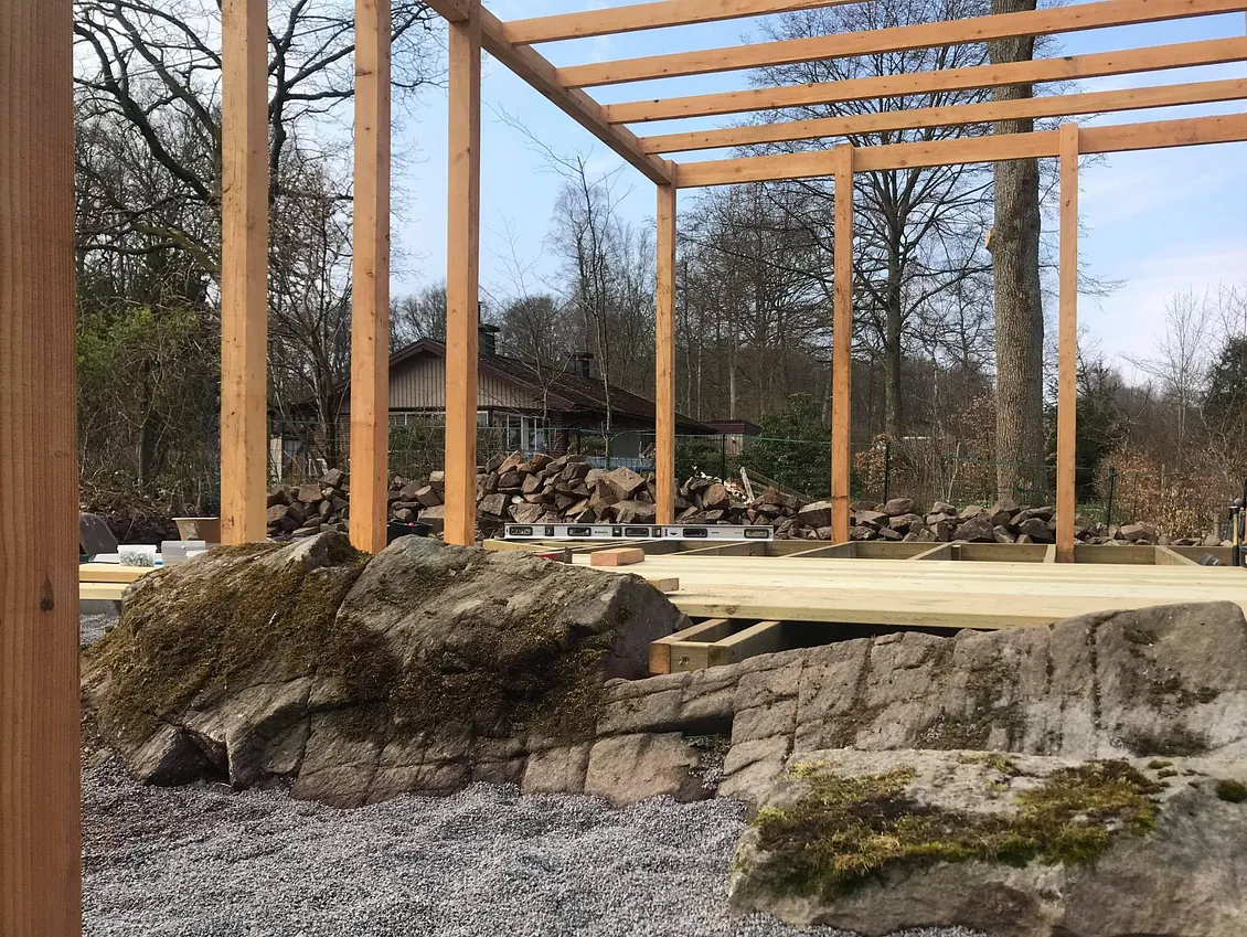 Pergola i trä